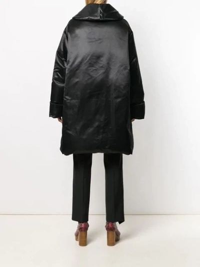 MM6 MAISON MARGIELA OVERSIZED PADDED COAT - 黑色