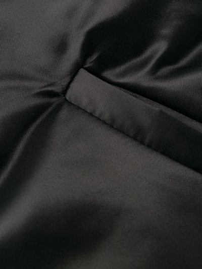 Shop Mm6 Maison Margiela Oversized Padded Coat In Black