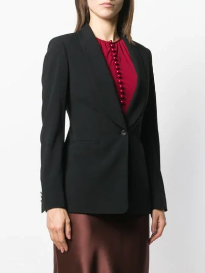 Shop Joseph Single-breasted Blazer In Black