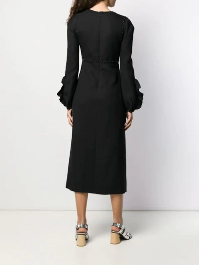 Shop Giambattista Valli Studded Dress In Black
