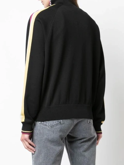 Shop Isabel Marant Étoile Logo Track Jacket In Black