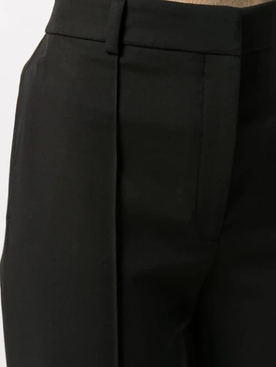 Shop Stella Mccartney Ausgestellte Hose In Black