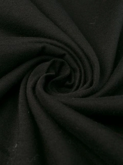 MONCLER EMBROIDERED LOGO T-SHIRT - 黑色