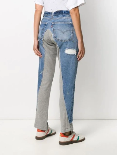 Shop Greg Lauren 'terry' Jeans In Blue