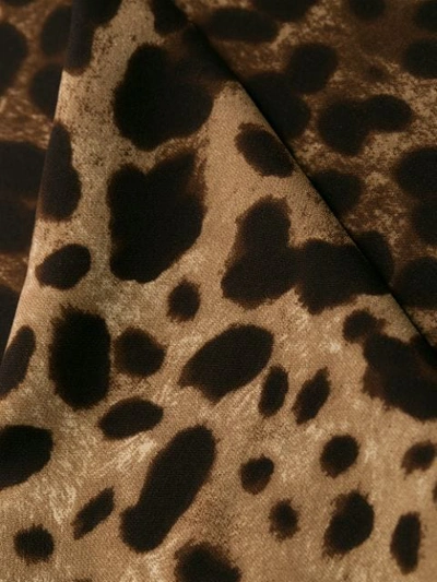 Shop Dolce & Gabbana Leopard Print Blouse In Neutrals