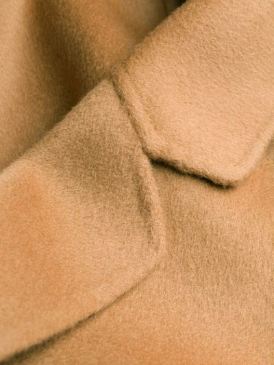 Shop Stefano Mortari Belted Mid-length Coat In Brown