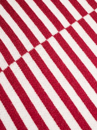 Shop Sara Lanzi Striped Jumper In Red
