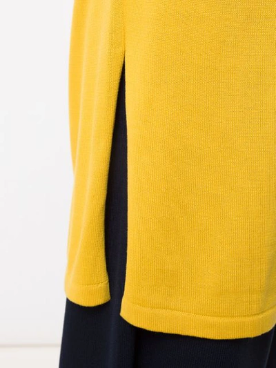 Shop Alcaçuz Neriah Knit Blouse In Yellow