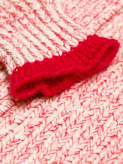 Shop Chloé Knitted Roll In Red