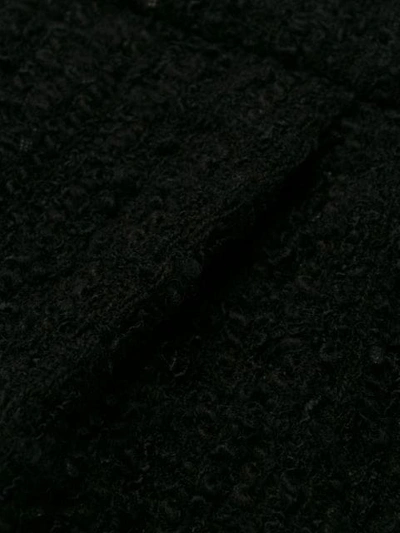 Shop Alexandre Vauthier Textured Mini Skirt In Black
