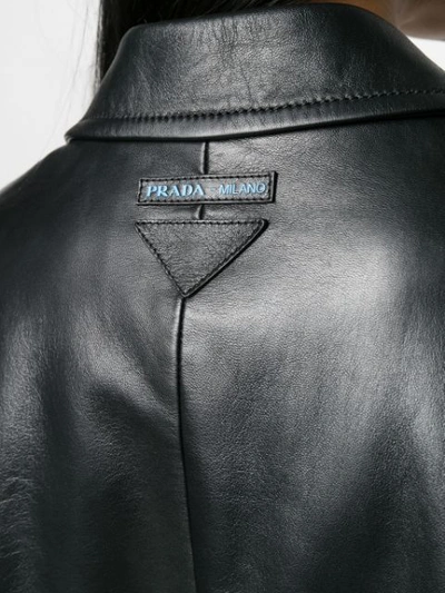 PRADA SINGLE BREASTED JACKET - 黑色