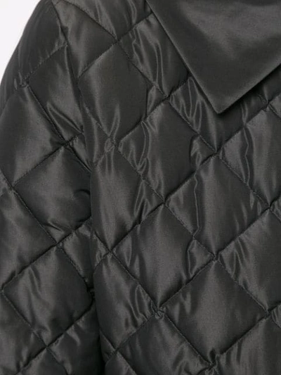 Shop Dolce & Gabbana Diamond Quilt Jacket In Black