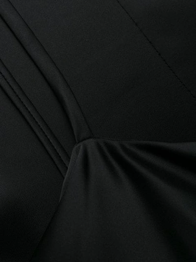 Shop Helmut Lang Draped Slip Top In Black
