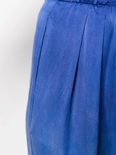 Shop Raquel Allegra Ombré Keaton Trousers In Blue