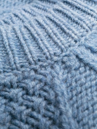 Shop Allude Grob Gestrickter Pullover In Blue