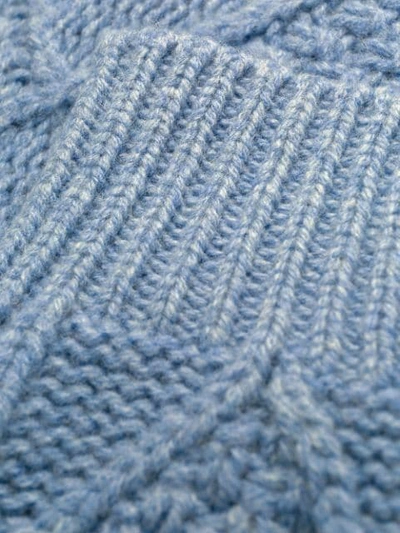 Shop Allude Grob Gestrickter Pullover In Blue