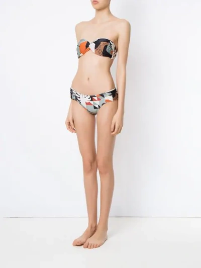 Shop Adriana Degreas Bikini Set In Multicolour