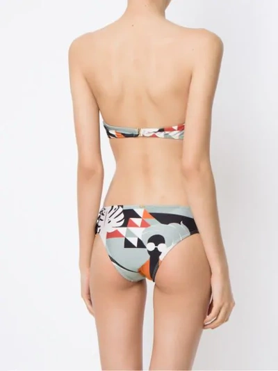 Shop Adriana Degreas Bikini Set In Multicolour