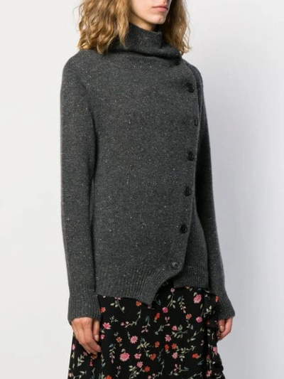 Shop Isabel Marant Cashmere Chass Cardigan In Anthracite