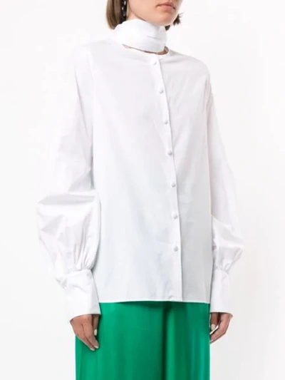 Shop Taller Marmo For Ladies Who Lunch Shirt In White