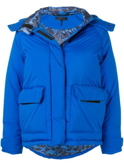 Shop Rag & Bone Hooded Puffer Jacket - Blue