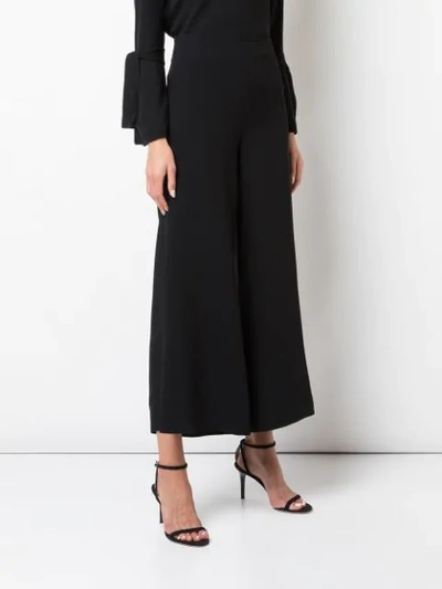 Shop Alexis Ashden Wide-leg Trousers In Black