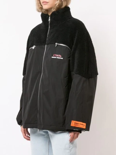 Shop Heron Preston Стиль Bomber Jacket In Black