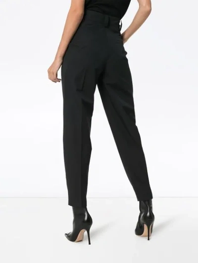 Shop Moncler 1952 High-rise Trousers In Black