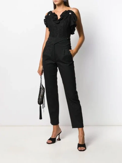 Shop Blazé Milano High Waisted Trousers In Black