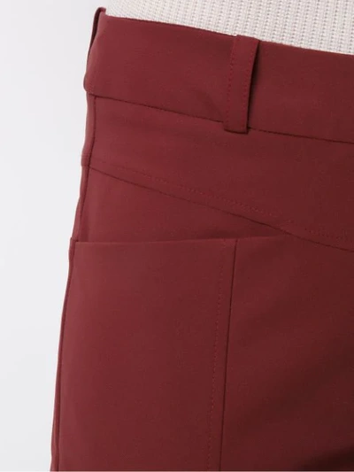 Shop Alcaçuz Marilia Tailored Trousers In Red