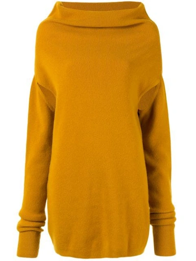 Shop Nehera Kendala Turtleneck Sweater In Yellow