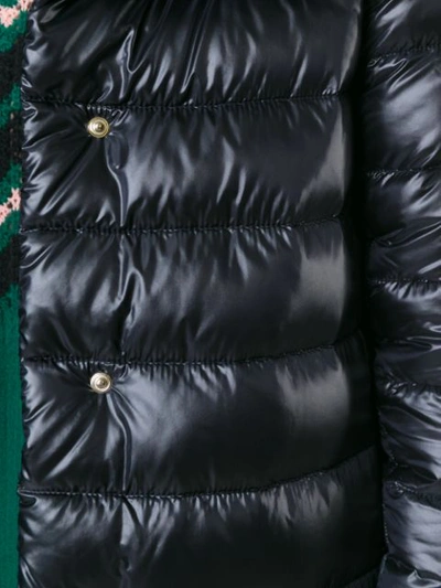 Shop Herno Padded Coat In Black