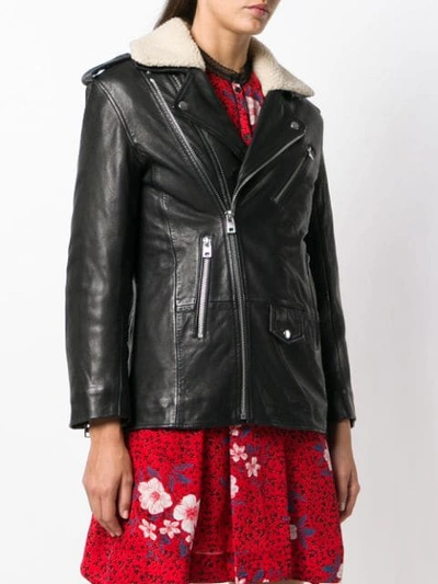 ZADIG&VOLTAIRE LEEN BIKER JACKET - 黑色