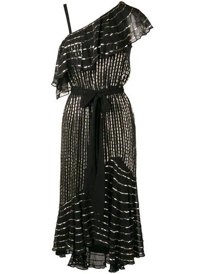 Shop Temperley London Mosaico Dress In Black
