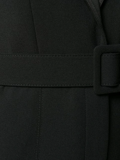 Shop Self-portrait Belted Jumpsuit In Black