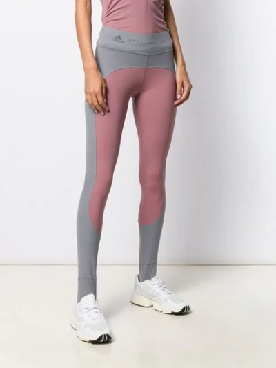 Shop Adidas By Stella Mccartney Panelled Leggings In Pink