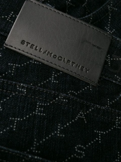Shop Stella Mccartney Stella Monogram Jeans In Black