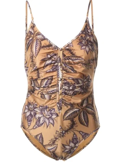 Shop Zimmermann Castile Bathing Suit - Neutrals