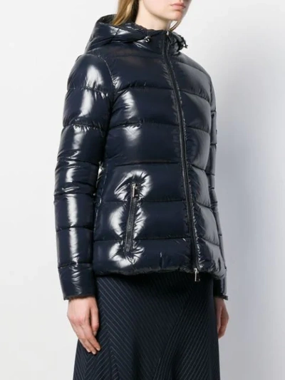 MONCLER RHIN FITTED ZIP-UP JACKET - 蓝色