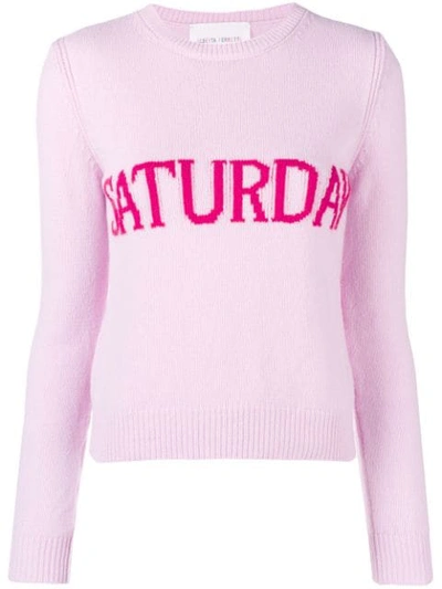 Shop Alberta Ferretti Saturday Jumper - Pink