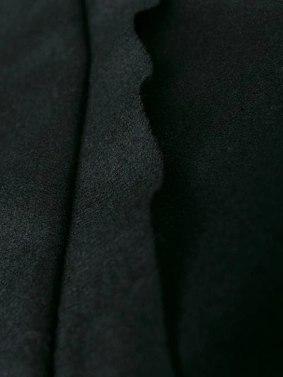 Shop Aganovich Slim-fit Peplum Jacket In Black