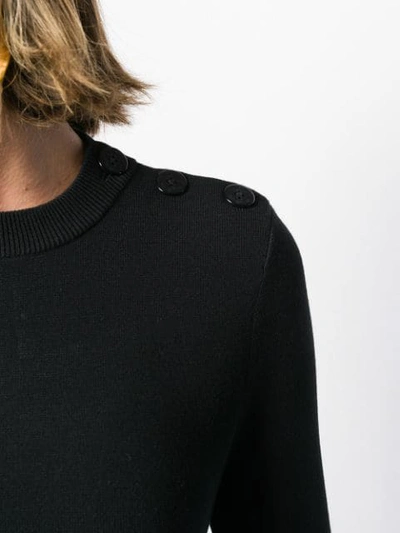 Shop Apc Button Shoulder Jumper In Black