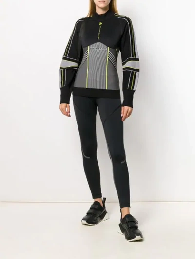 Shop Adidas By Stella Mccartney Run Od Midlayer In Black