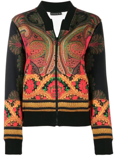 Shop Etro Printed Bomber Jacket In 600