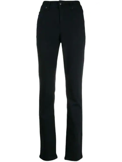 Shop Cambio Slim Fit Trousers In Blue