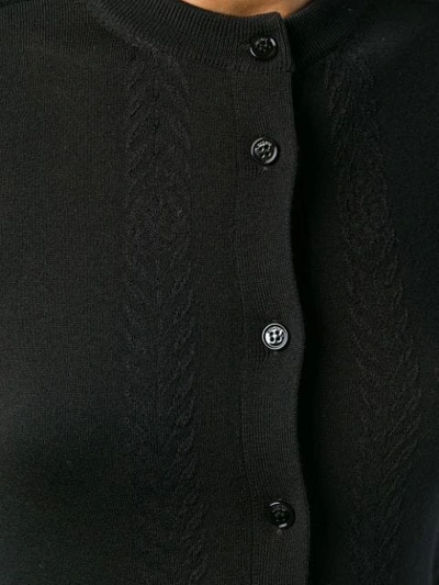 Shop Versace Button In Black