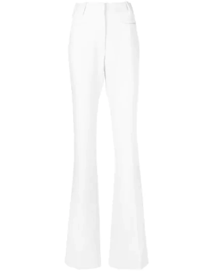 Shop Tom Ford High Waisted Flared Trousers In Neutrals