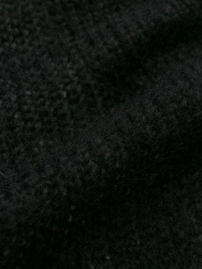 Shop Prada Shawl Collar Cardigan In Black