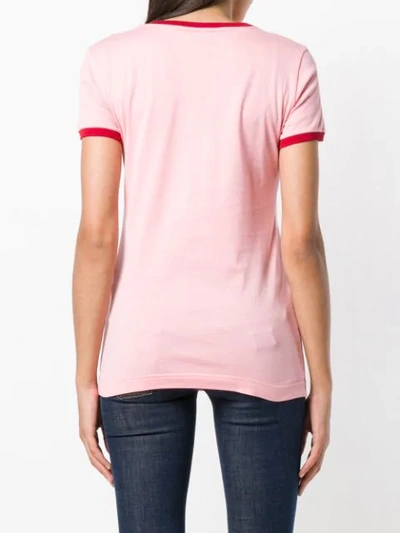 Shop Dolce & Gabbana Santa Moda T-shirt - Pink