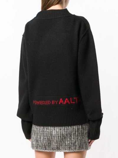 Shop Aalto Crew Neck Sweater In Black